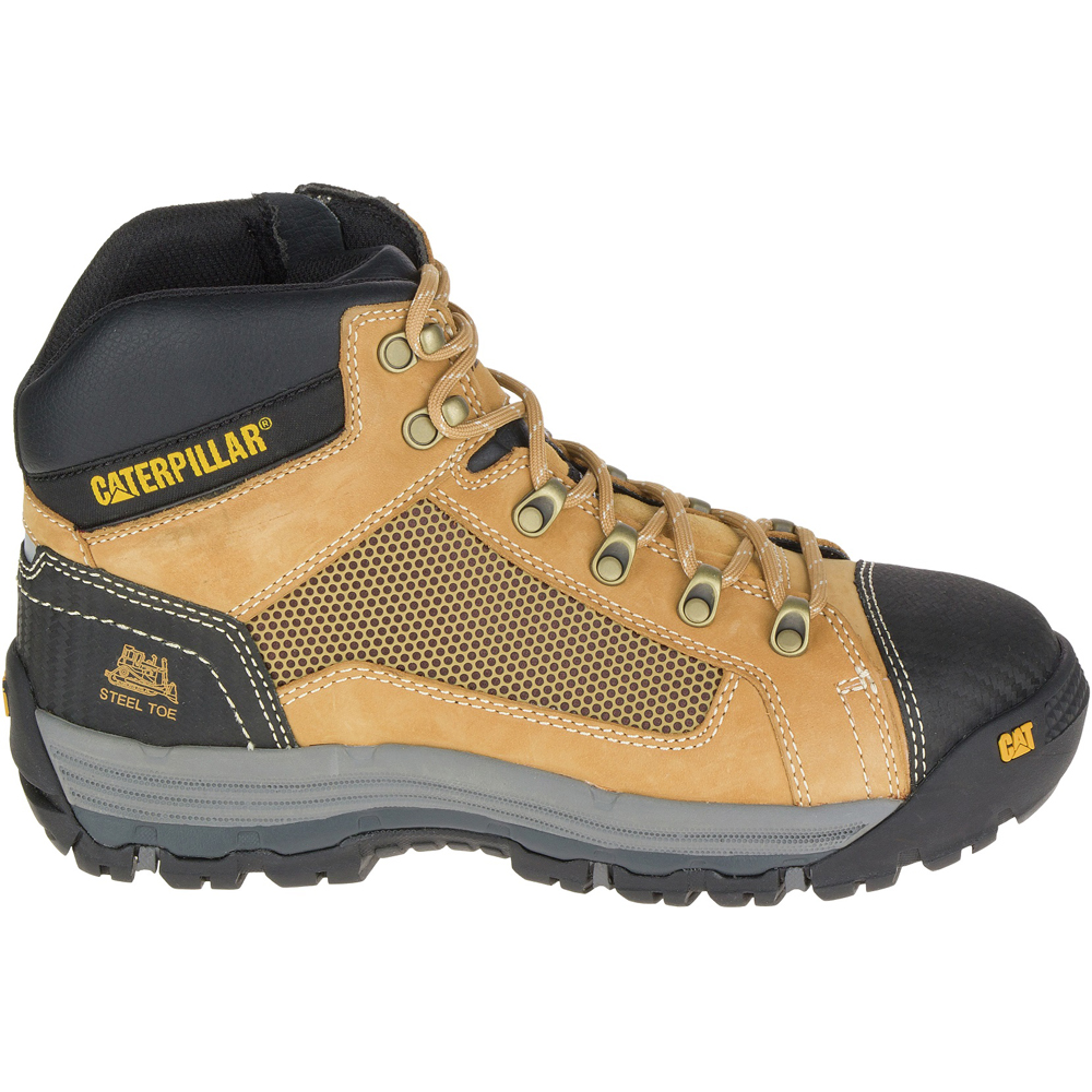 Caterpillar Men's Convex St Mid Work Boots Orange CAT-35148